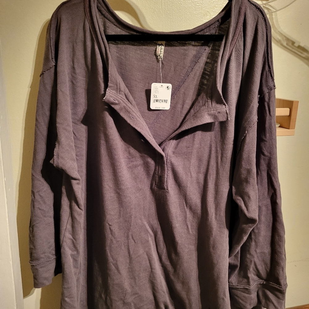2 PIECE!! FREE PEOPLE - NWT! ORGANIC COTTON LOUNGE SET L Color: Incense